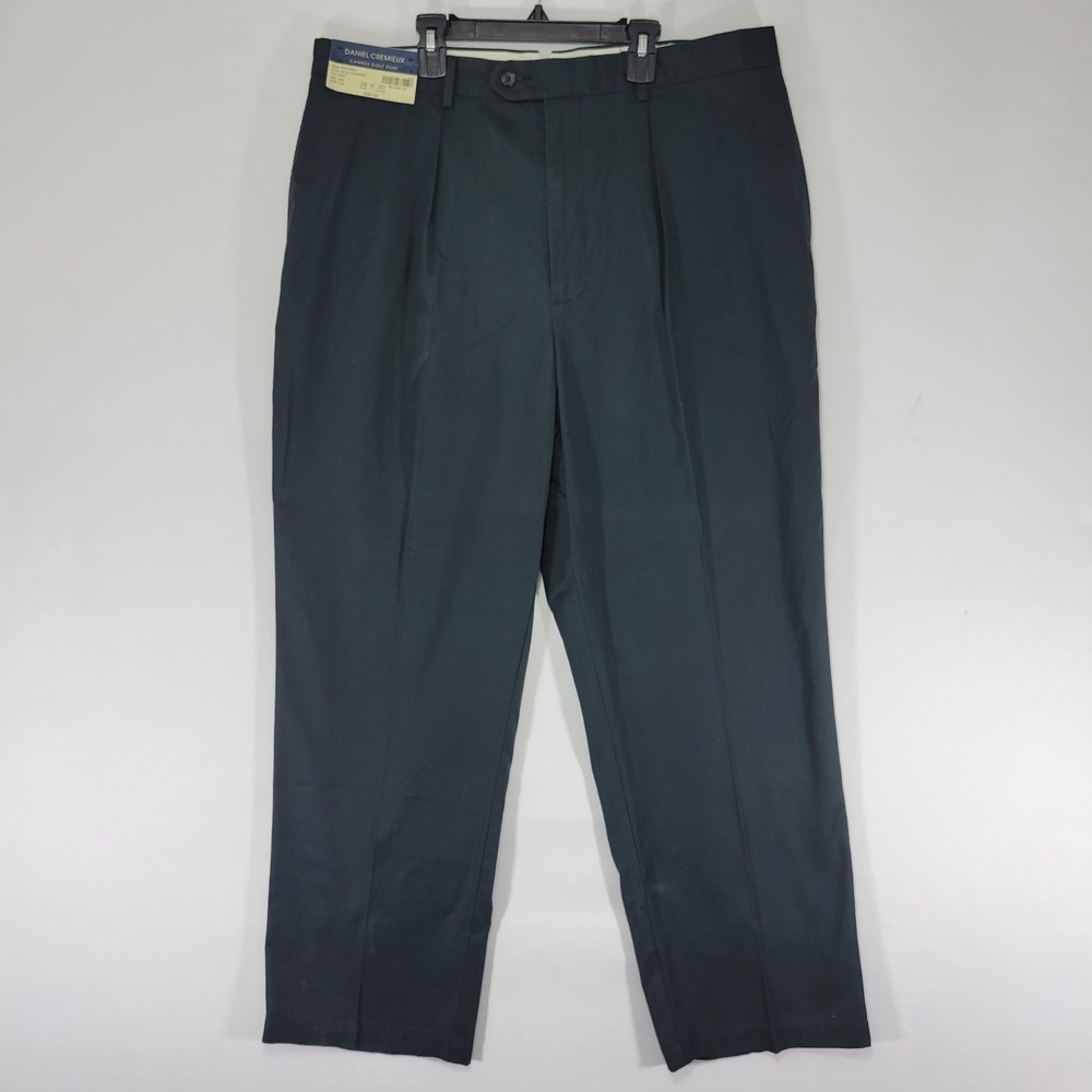 Daniel Cremieux Golf Chino Pants Pleated Deep navy Size 38x30